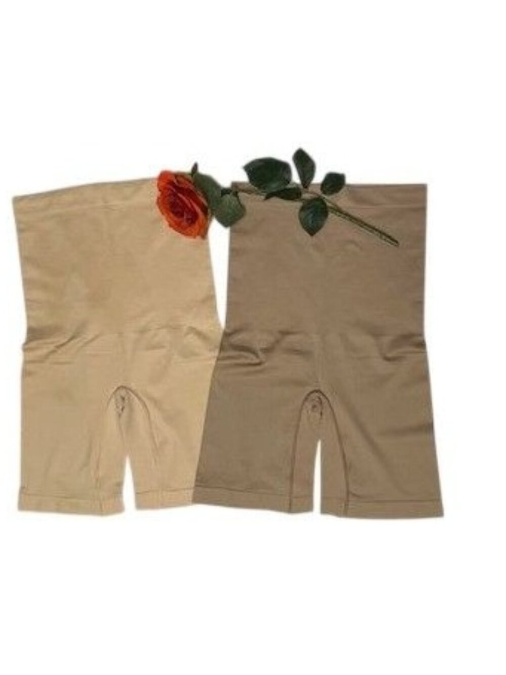 Yummie High Waist Mid Thigh Shaper Short Set of 2 Size S/M